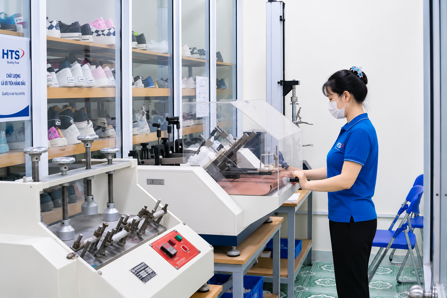 Footwear testing laboratory